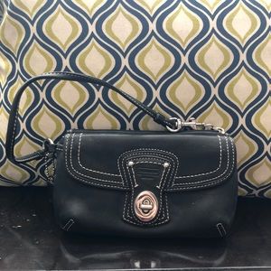 Black Coach wristlet